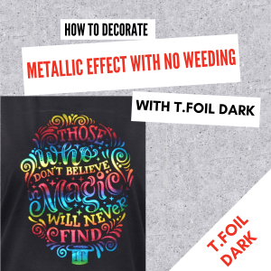T Foil Dark Laser transfer Paper