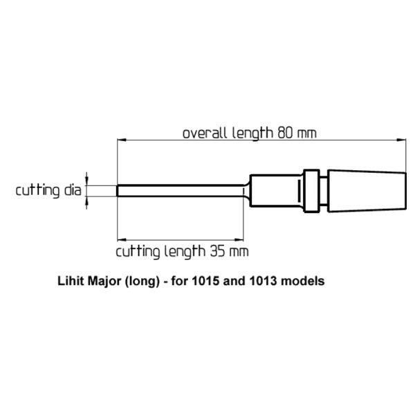 Lihit Long Drill Bit Dimensions