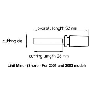 Lihit Short Drill Bit Dimensions