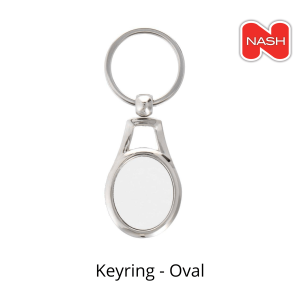 Keyring Oval for Sublimation